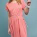 Anthropologie Dresses | Anthropologie Pink Waisted Cupro Dress | Color: Pink | Size: M