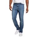 Men's Big & Tall Liberty Blues™ Straight-Fit Stretch 5-Pocket Jeans by Liberty Blues in Blue Wash (Size 46 40)