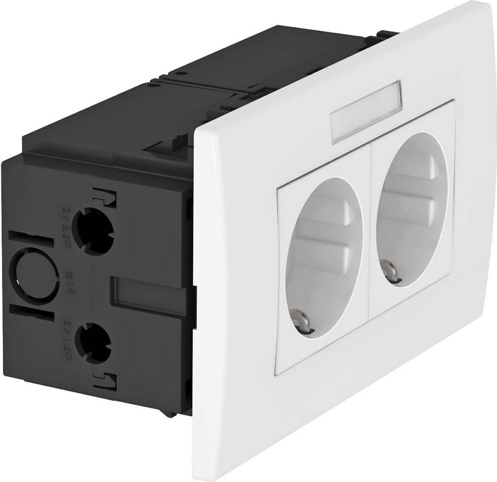 OBO Bettermann Steckdoseneinheit SDE-RW D0RW2B 6119427 Image