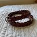 American Eagle Outfitters Accessories | American Eagle Genuine Leather Braided Belt | Color: Brown/Tan | Size: Large