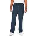 Men's Big & Tall Loose Fit Comfort Waist Jeans by KingSize in Vintage Wash (Size XL 38)
