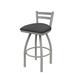 Holland Bar Stool 411 Jackie Low Back Swivel Bar & Counter Stool Plastic in Gray | 34 H x 18 W x 18 D in | Wayfair 41125AN004