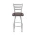 Holland Bar Stool Jackie Swivel Stool Wood/Metal in Gray | 39 H x 18 W x 18 D in | Wayfair 41025ANDCMpl