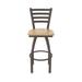 Holland Bar Stool Jackie Swivel Stool Wood/Metal in Brown | 39 H x 18 W x 18 D in | Wayfair 41025BZNatOak