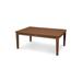 POLYWOOD® Newport 28" x 42" Outdoor Coffee Table Plastic in Brown | 17 H x 42 W x 27.38 D in | Wayfair CT2842TE