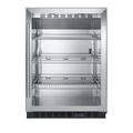 Summit Appliance 108 Can 24" Convertible Beverage Refrigerator Glass | 34 H x 23.63 W x 23.5 D in | Wayfair SCR610BL