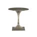 Bernhardt Randolph Pedestal End Table Aluminum in Gray | 24 H x 24 W x 24 D in | Wayfair 382122