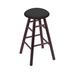 Holland Bar Stool Swivel 36" Extra Tall Stool Wood/Upholstered/Leather in Gray/Indigo | 36 H in | Wayfair RC36OSDC008