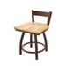 Holland Bar Stool Catalina Metal Vanity Stool Metal in Brown | 31 H x 17 W x 17 D in | Wayfair 82118BZNatMpl