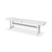 POLYWOOD® Farmhouse Trestle 65" Outdoor Bench Plastic in White | 17 H x 65 W x 14 D in | Wayfair PL36-T1L1WH