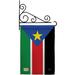 Breeze Decor 2-Sided Polyester 19 x 13 in. Flag Set in Black/Blue/Green | 18.5 H x 13 W x 1 D in | Wayfair BD-CY-GS-108296-IP-BO-03-D-US15-BD