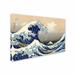 Vault W Artwork The Great Kanagawa Wave by Katsushika Hokusai - Print on Canvas in Blue/White | 16 H x 24 W x 2 D in | Wayfair BL0191-C1624GG