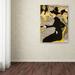Vault W Artwork Divan Japonais by Henri de Toulouse-Lautrec - Advertisements Print on Canvas in White/Black | 47 H x 35 W x 2 D in | Wayfair