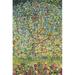 Vault W Artwork 'Apple Tree' by Gustav Klimt Painting Print in Green/Orange/Yellow | 42 H x 28 W x 1.5 D in | Wayfair