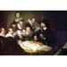 Vault W Artwork 'Anatomy of Dr. Tulp' by Rembrandt Van Rijn Painting Print in Black | 28 H x 42 W x 1.5 D in | Wayfair