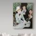 Vault W Artwork 'The End Of Luncheon' by Pierre-Auguste Renoir Oil Painting Print on Wrapped Canvas in Black/Gray/Green | Wayfair BL02002-C2432GG