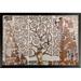 Vault W Artwork 'Tree of Life Poster' by Gustav Klimt Framed Graphic Art Paper in Brown/Green | 26.5 H x 38.5 W x 1 D in | Wayfair