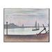 Vault W Artwork 'The Channel At Gravelines Evening' by Georges Seurat Print on Wrapped Canvas Canvas | 14 H x 19 W x 2 D in | Wayfair