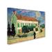 Vault W Artwork White House at Night by Vincent Van Gogh - Wrapped Canvas Print Metal | 24 H x 32 W x 2 D in | Wayfair AA01274-C2432GG