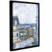 Vault W Artwork 'Wall Paris From Vincent's Room' by Vincent Van Gogh Framed Painting Print on Wrapped Canvas in Brown/Indigo/Yellow | Wayfair