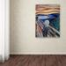 Vault W Artwork 'The Scream' by Edvard Munch Print on Wrapped Canvas Canvas | 19 H x 14 W x 2 D in | Wayfair AA01292-C1419GG