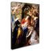 Vault W Artwork 'Crowning Of Saint Catherine' by Peter Paul Rubens Print on Wrapped Canvas in Green | 24 H x 18 W x 2 D in | Wayfair