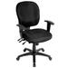 Inbox Zero Ergonomic Task Chair Upholstered, Leather in Black | 37 H x 26 W x 25 D in | Wayfair 0B95BE39624B417A8CACF31C622CA8D7