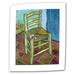 Vault W Artwork Vincent's Chair by Vincent van Gogh - Graphic Art Print on Canvas Metal in Blue/Brown/Green | 32 H x 24 W x 0.1 D in | Wayfair