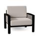 Woodard Metropolis Patio Chair w/ Cushions in Black | 28.25 H x 36.25 W x 33 D in | Wayfair 3G0406-92-14Y-35B