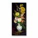 Vault W Artwork Vase of Flowers by Paul Cezanne - Print on Canvas Metal in Brown/Green/Yellow | 32 H x 16 W x 2 D in | Wayfair