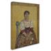 Vault W Artwork The Italian Woman by Vincent Van Gogh - Wrapped Canvas Print Canvas in White/Black | 47 H x 35 W x 2 D in | Wayfair AA01194-C3547GG