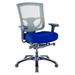 Inbox Zero Adjustable Swivel Mesh Rolling Office Chair Upholstered in Blue | 39.8 H x 27.2 W x 25.6 D in | Wayfair FFD4B99BD18F4EEF9A0FE2671357924E