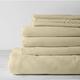 Kotton Culture 800 THREAD COUNT EGYPTIAN COTTON Emperor Size 4-piece Sheet Set With 48 cm Extra Deep Pocket Luxurious Thick Cotton Bed Sheet All Season Bedding - Royal Ivory