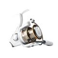 Abu Garcia Max Pro Spinning Reel, Size 40 (1523234), Right/Left Handle Position, Graphite Body, Corrosion-Resistant, Machined Aluminum Spool, Felt Front Drag,Grey, 49 - Box