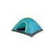 Mountain Warehouse Festival Fun 4 Man Tent - Water Resistant Sleeping Tent -For Camping, Summer, Beach Petrol Blue