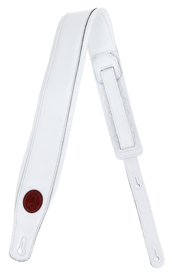 Levys Pad. Garm. Leather Strap 3" WH
