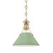 Hudson Valley Lighting Mark D. Sikes Painted No. 2 Mini Pendant - MDS351-AGB/LFG