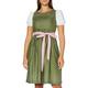 BERWIN & WOLFF TRACHT FOLKLORE LANDHAUS Damen 895815 Kleid, Olivgrün mit rosa, 40