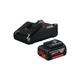 Batteria Bosch gba 18V 4,0 Ah + caricabatterie professionale 18V-40 - 1600A01B9Y