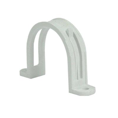 Broan-NuTone White Pipe Support with Clip for Wire for Central Vacuum Systems