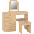 Seconique Nevada Dressing Table Set in Sonoma Oak Effect