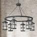 Hinkley Lakehouse 42"W Black 6-Light Outdoor Chandelier