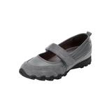 Extra Wide Width Women's CV Sport Basil Sneaker by Comfortview in Grey (Size 10 1/2 WW)