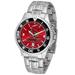 Red Louisville Cardinals Competitor Steel AnoChrome Color Bezel Watch