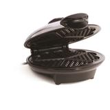 Euro Cuisine Heart Shape Waffle Maker by Euro Cuisine in Black And Chrome