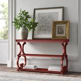 Huntingdon 48" Console Table Wood in Red Laurel Foundry Modern Farmhouse® | 30 H x 48 W x 19 D in | Wayfair LRKM2755 40759316