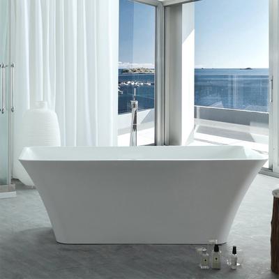 Randolph Morris Lily 67 Inch Acrylic Double Ended Freestanding Tub RMJ14