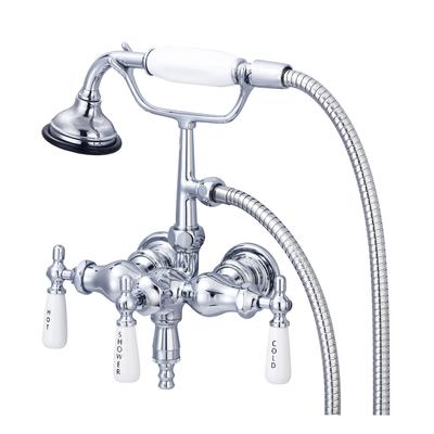 Randolph Morris Mason Hill Collection Clawfoot Tub Wall Mount Downspout Faucet with Handshower RMH867-C