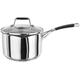 Stellar Induction S507D Induction Pan with Lid, 20cm Saucepan & Draining Pan Lid, 2.75L Stainless Steel Cooking Pot, Oven Safe Cookware - Fully Guaranteed