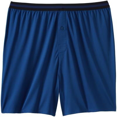 Men's Big & Tall Performance Flex Boxers by KingSize in Midnight Navy (Size 7XL)